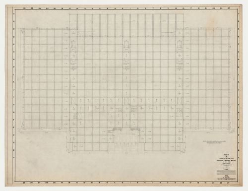 Plan principal : étage 2, Imprimerie Nationale du Canada, Hull, Québec, Canada
