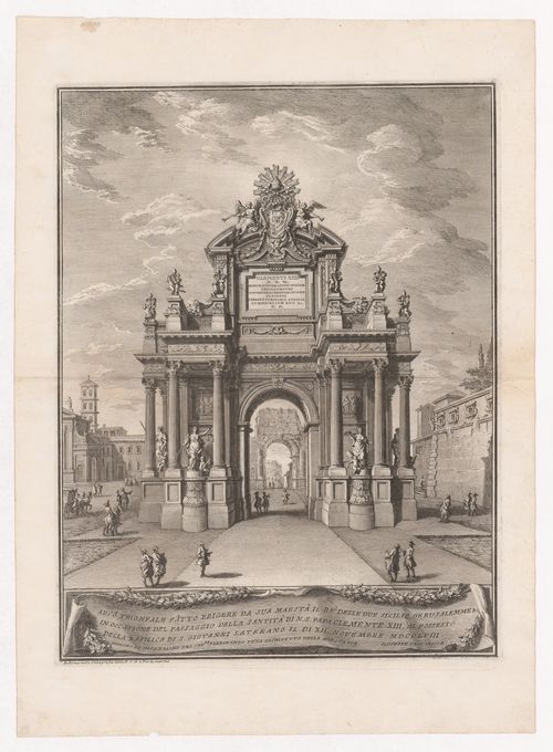 Triumphal Arch erected by the King of Sicily in honour of Pope Clement XIII, Rome