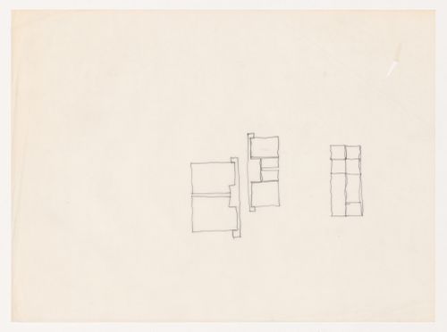 Sketches for House VI, Cornwall, Connecticut