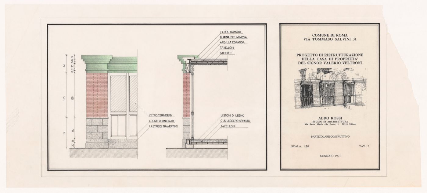 Details for Casa Veltroni, Rome, Italy