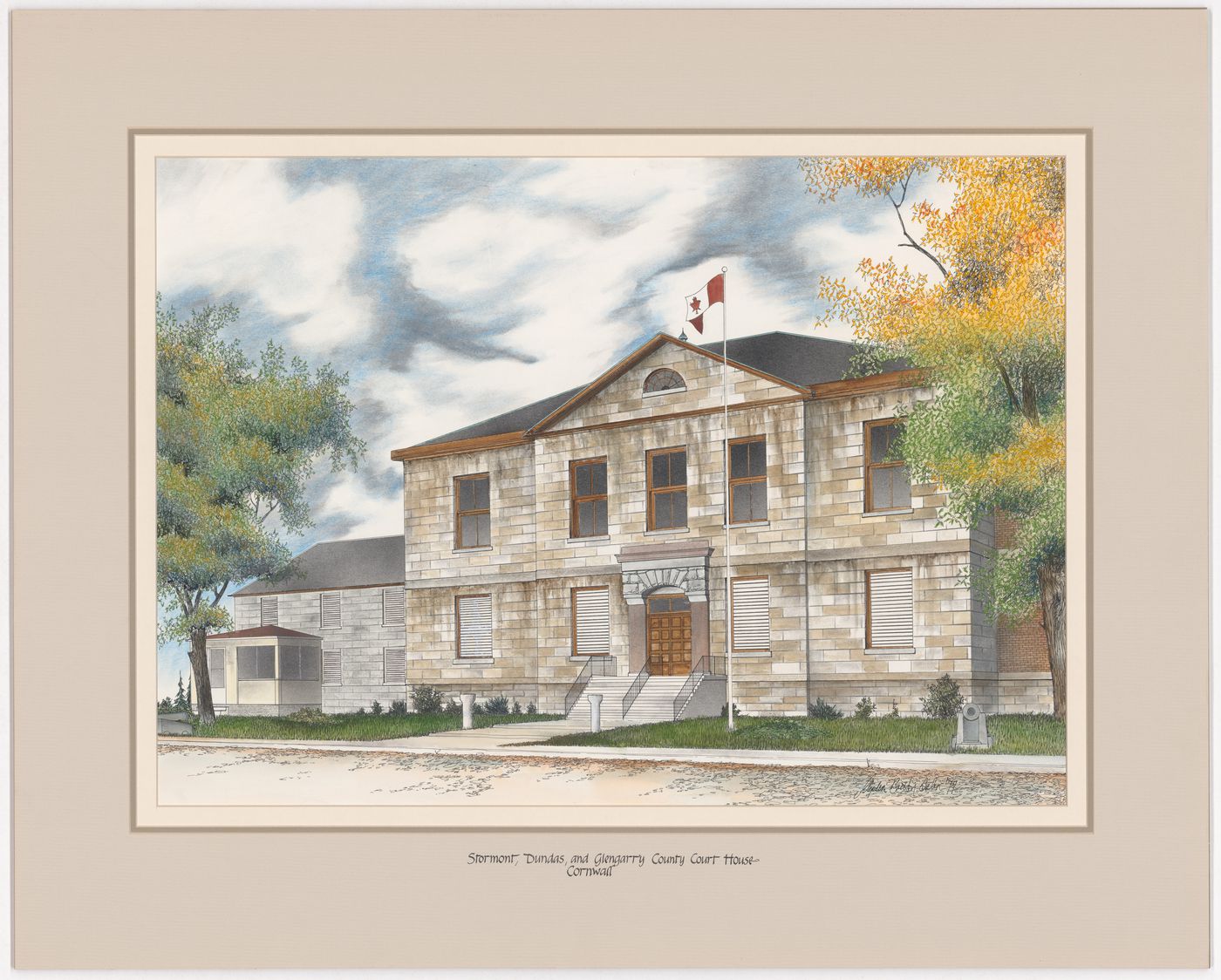 Stormont, Dundas, and Glengarry County Court House, Cornwall, from Court Houses in Ontario