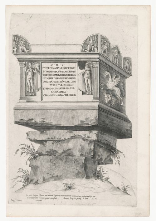 Perspective of the Tomb of P. Vibius Maranius, near Rome