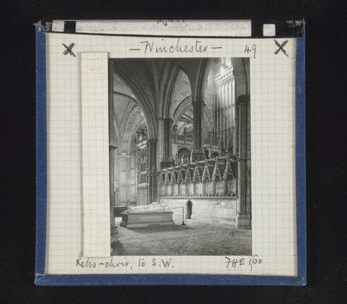 View of retrochoir to southwest, Winchester Cathedral, Winchester, Hampshire, England