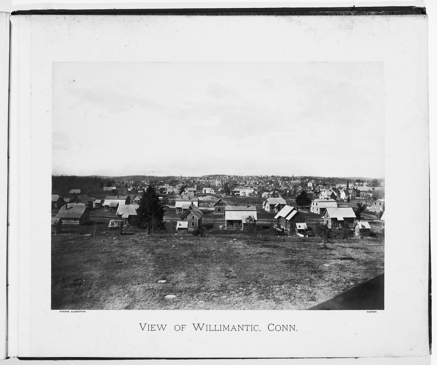 View of the town of Willimantic, now Windham, Connecticut, United States