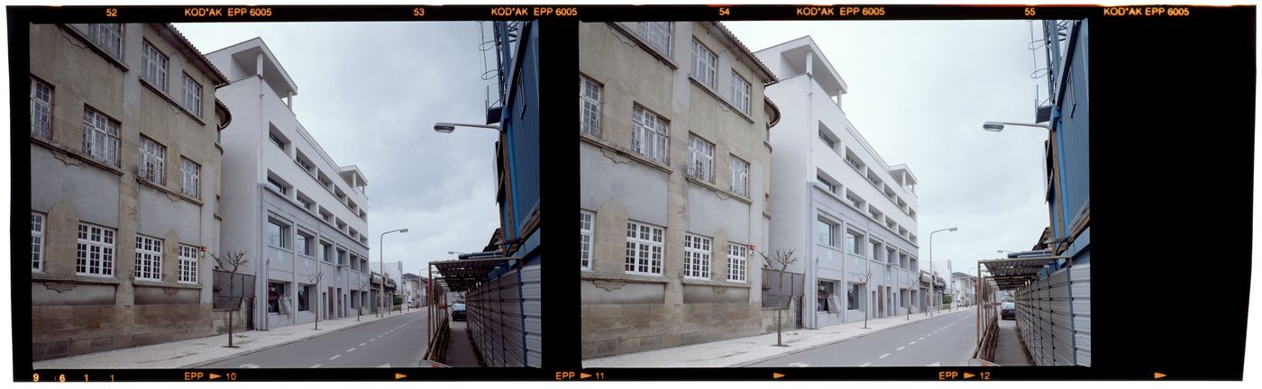 Negatives of built project, Edifício de Escritórios Ferreira de Castro, Oliveira de Azeméis, Portugal