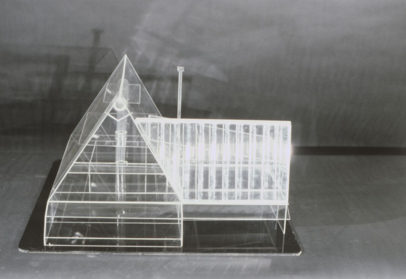 Vue d'une maquette, Maison du docteur Simon Richer, Nominingue, Québec, Canada