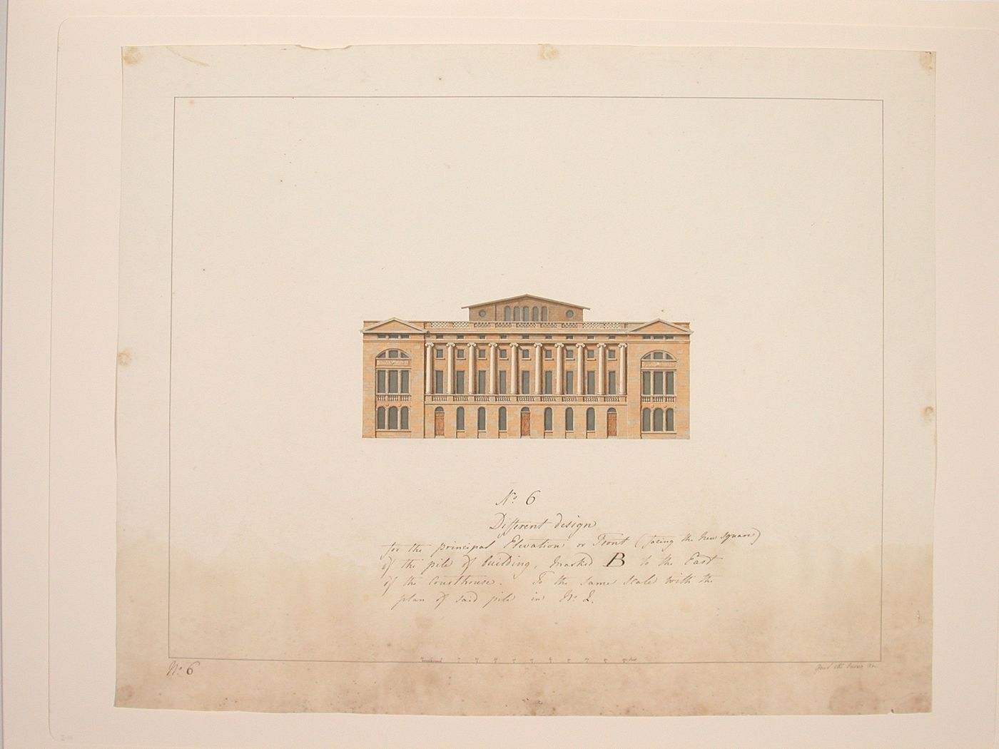 Broad Sanctuary, Westminster- principal elevation