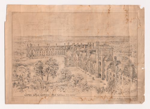 Girton College, Cambridge University: Aerial perspective