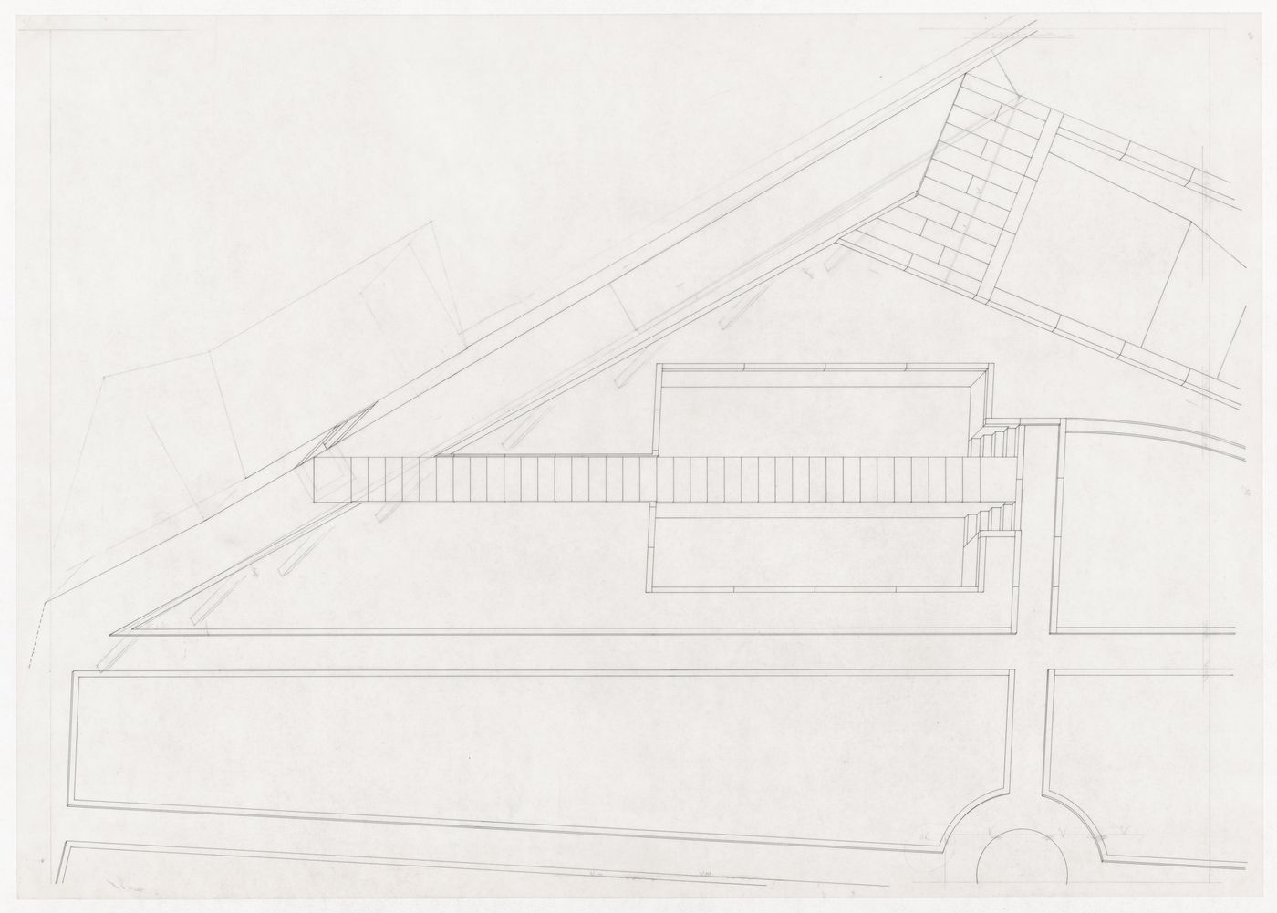 Axonometric view for Casa Ana Costa, Quinta de S. Ovídio, Lousada, Portugal