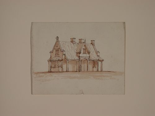 Perspective of a cottage