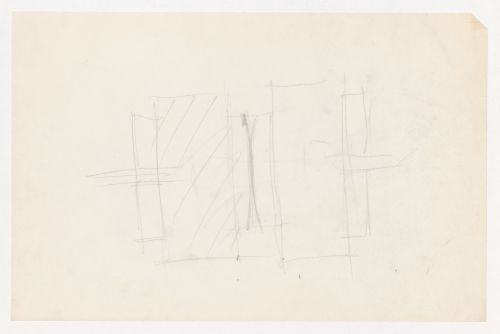Sketch sectional detail for the Metallurgy Building, Illinois Institute of Technology, Chicago