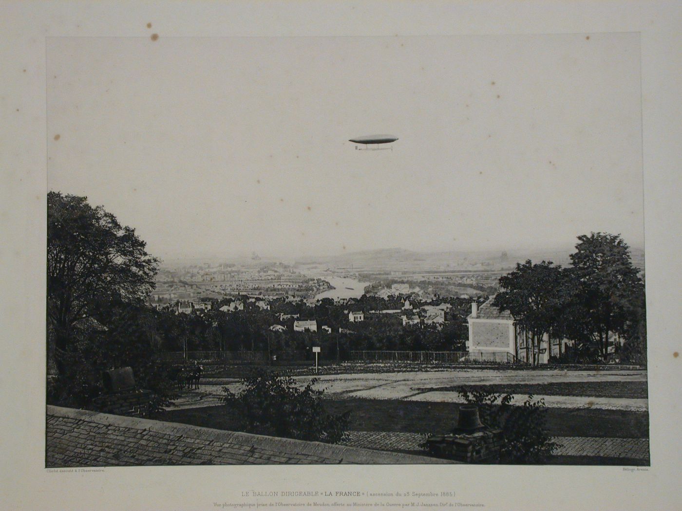 Le Ballon Dirigeable "La France" (ascension du 23 septembre 1885)