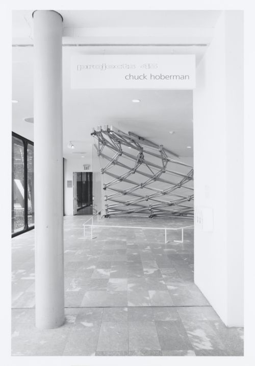Installation view of the MoMA exhibition Projects 45: Chuck Hoberman
