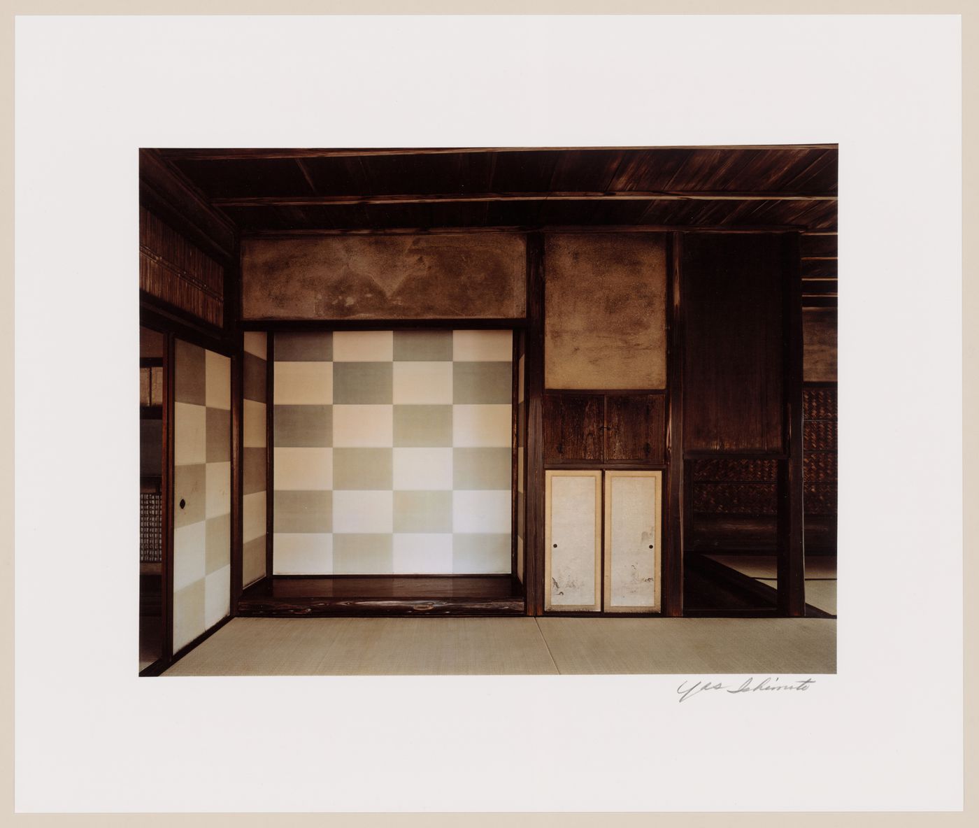 Tokonama in the Main Room of the Shōkintei Pavilion, viewed from the northwest