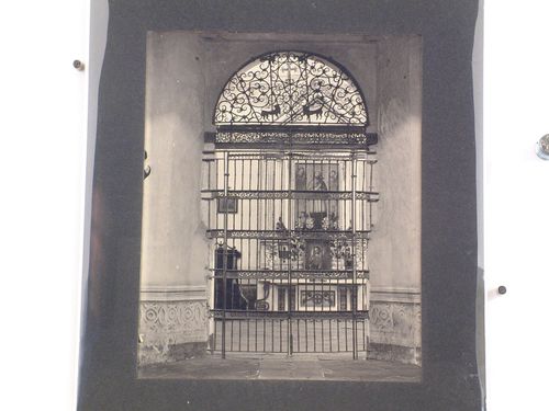 View of the screen of a chapel in the Church of Santo Ángel Custodio de Analco, Puebla, Mexico