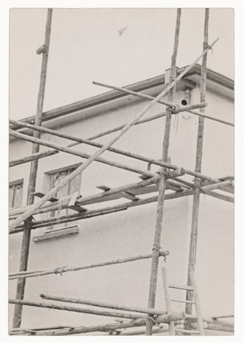 Study of scaffolding for a documentary film with the working title 'Bauen' (To Build), Germany