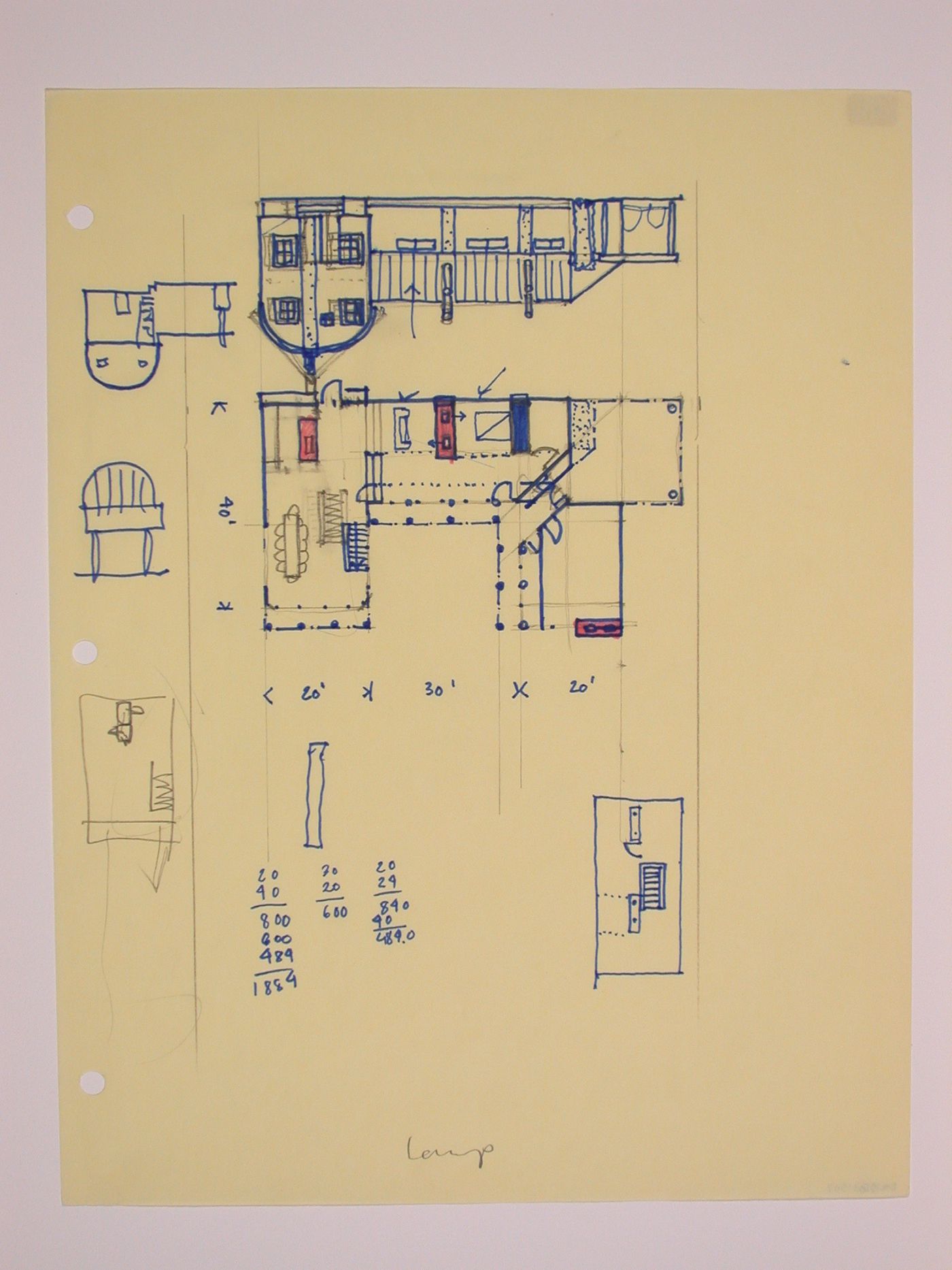 The Nofamily House - plan & facade