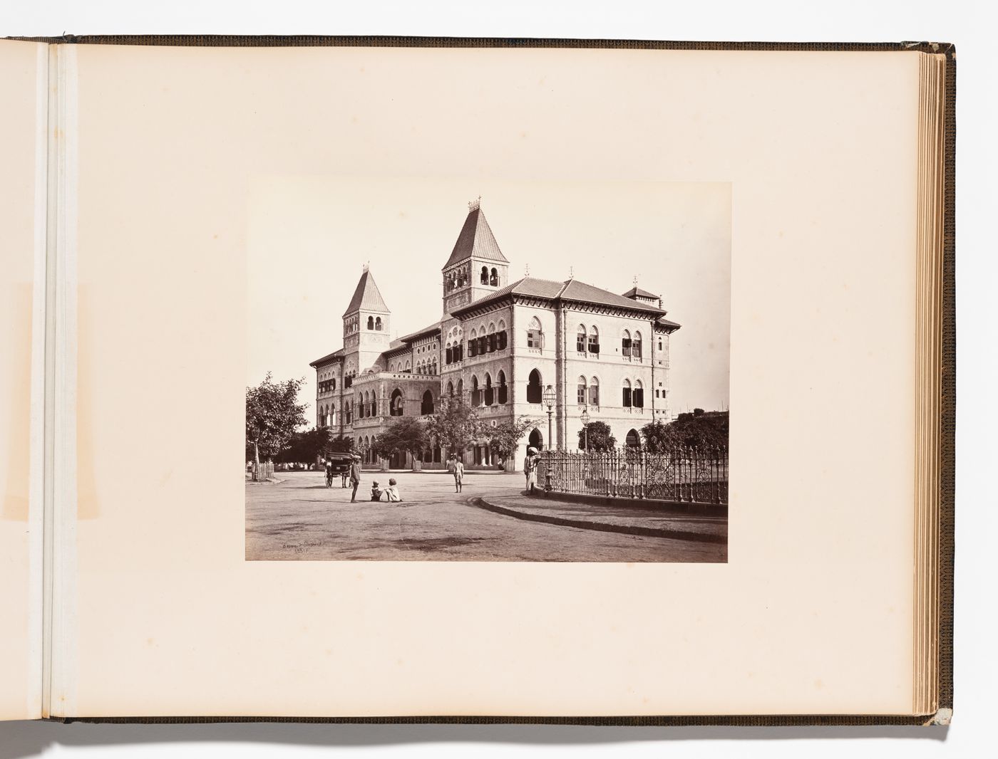 View of the Central Telegraph Office, Bombay (now Mumbai), India