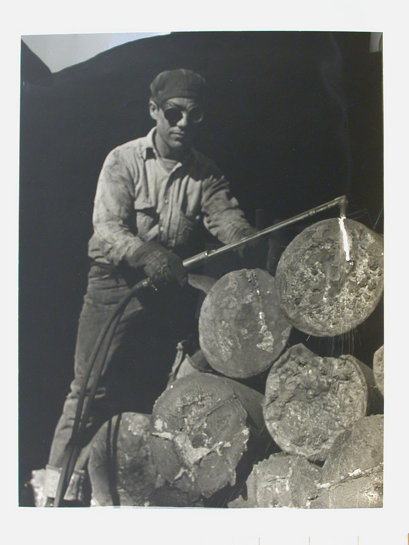 Oakland Bay Bridge under construction, San Francisco, California