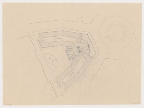 Plan for a city hall and monument plaza for the reconstruction of the Hofplein (city centre), Rotterdam, Netherlands
