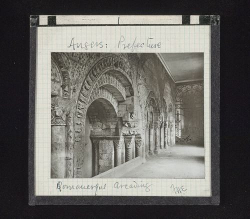 View of blind arcade in prefecture, Angers, France