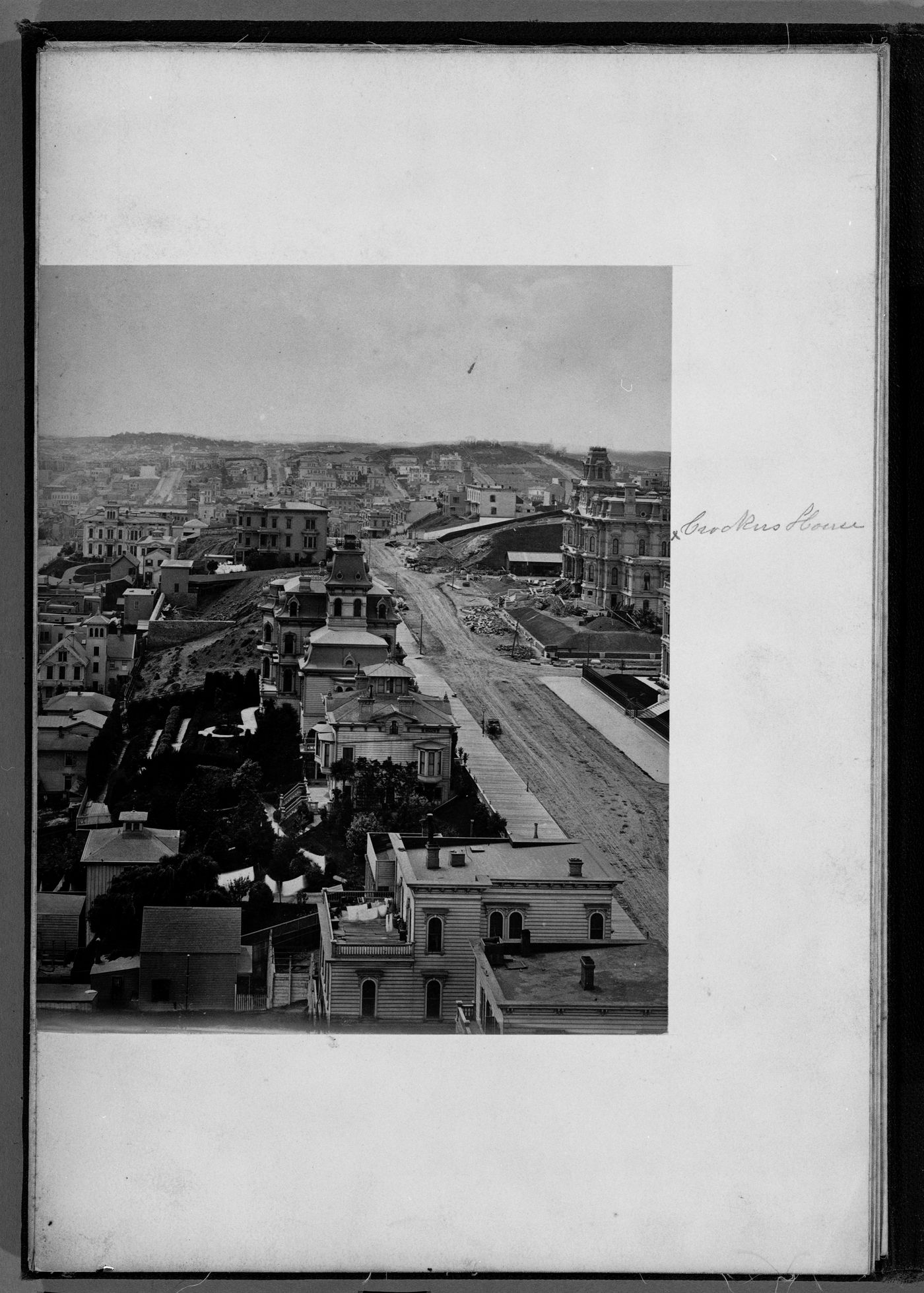 Plate from album ''Panorama of San Francisco from California Street Hill''