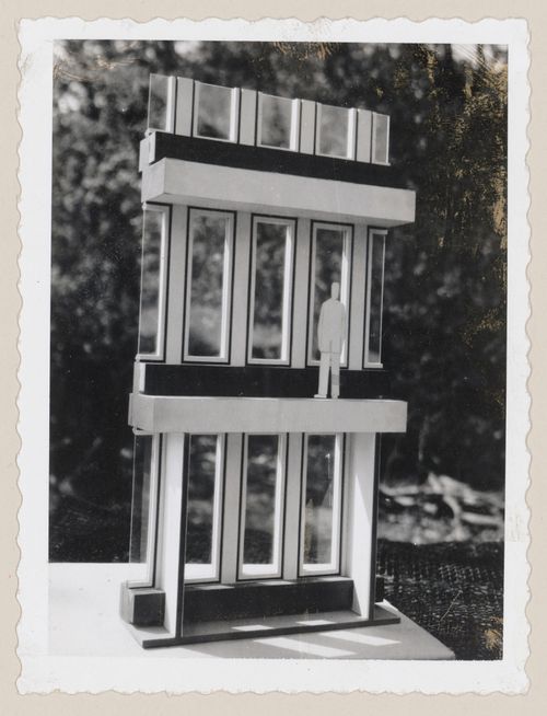 View of model element for United States Embassy, Oslo, Norway