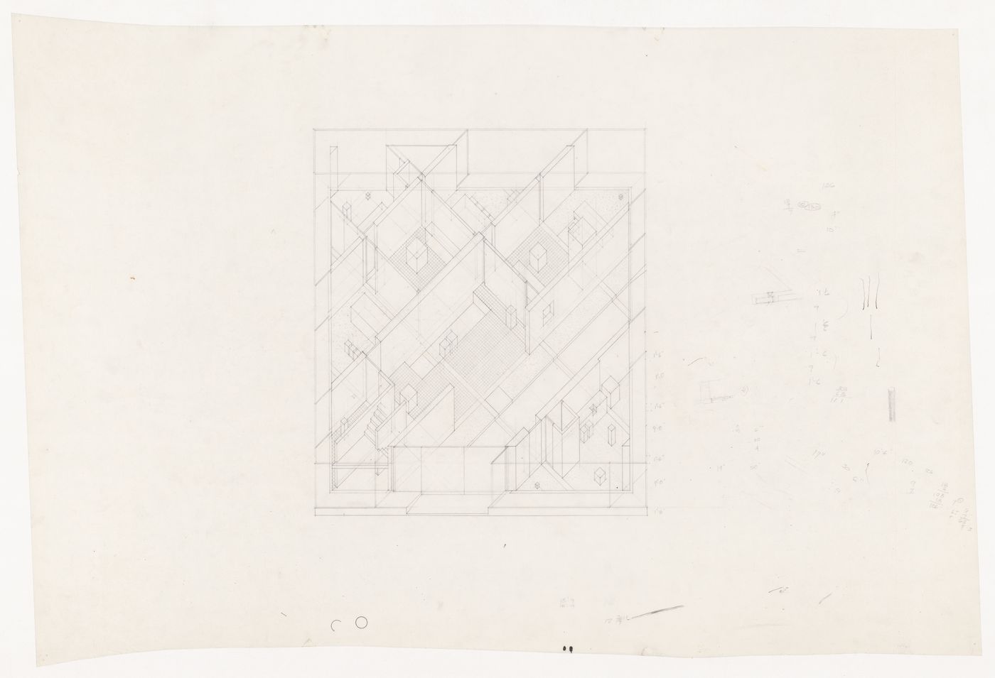 Axonometric for Diamond House B