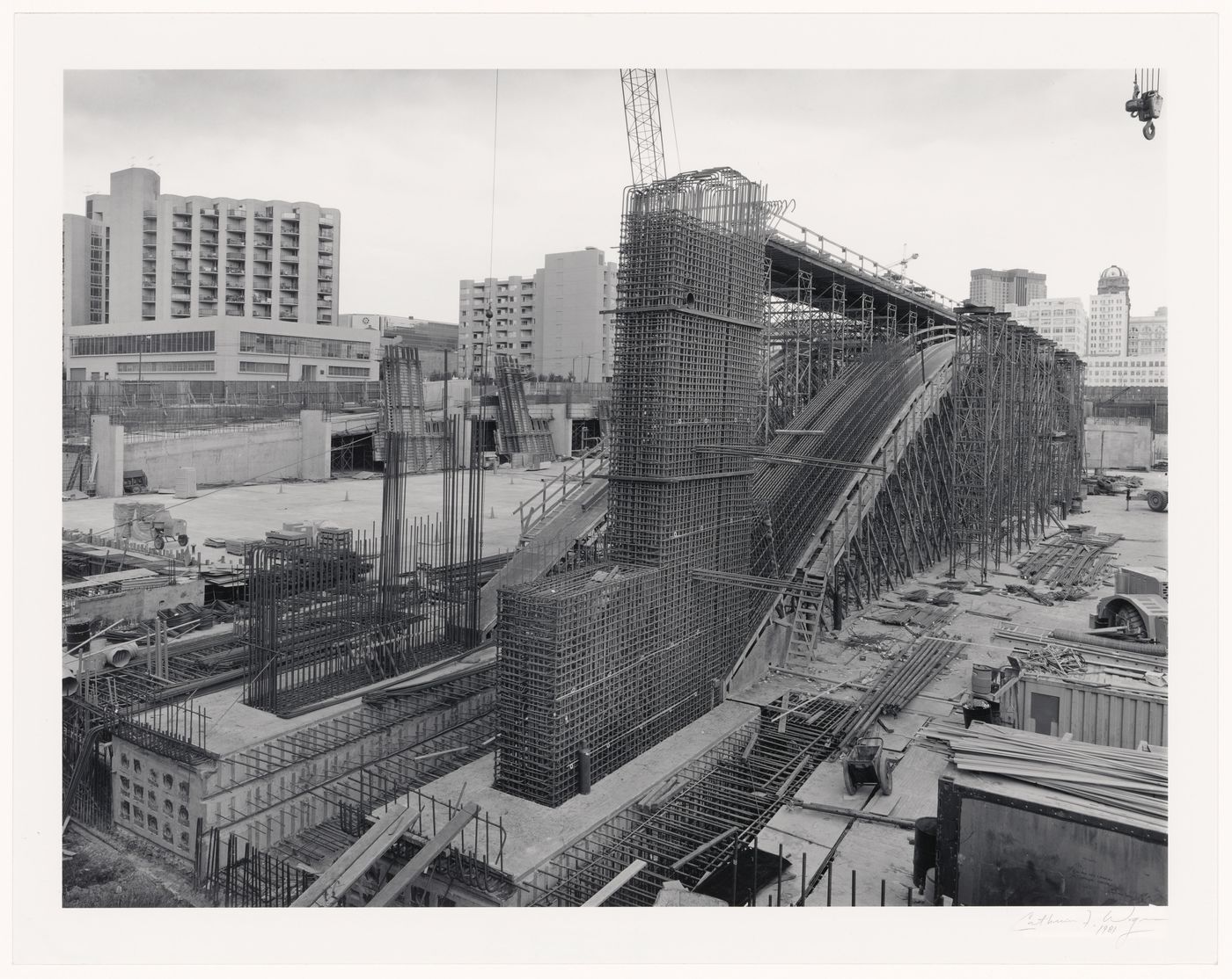 Arch Construction III, George Moscone Site. San Francisco, Calif. U.S.A.