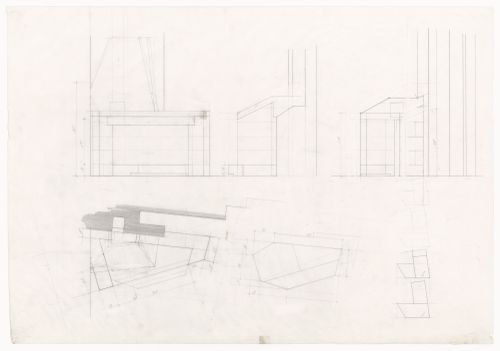 Sections for Casa Miggiano, Otranto, Italy