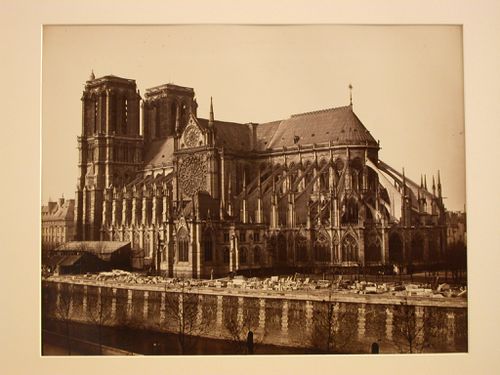 Exterior view from across the river to the southeast, Paris, France
