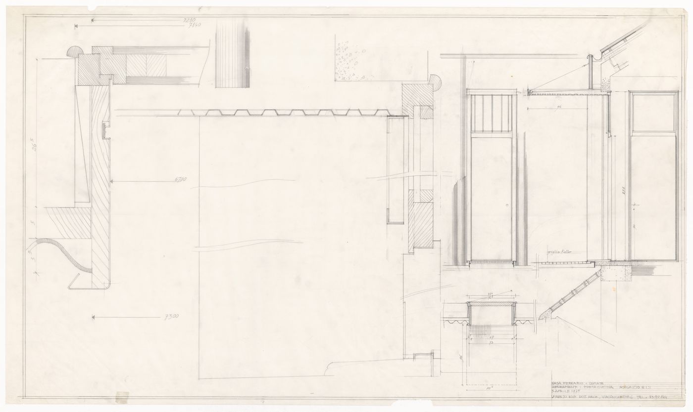 Sections and details for Casa per vacanze Ferrario, Osmate, Italy