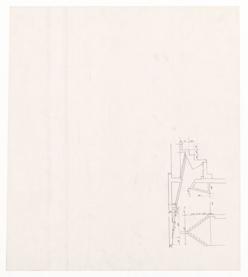 Section for Casa Miggiano, Otranto, Italy