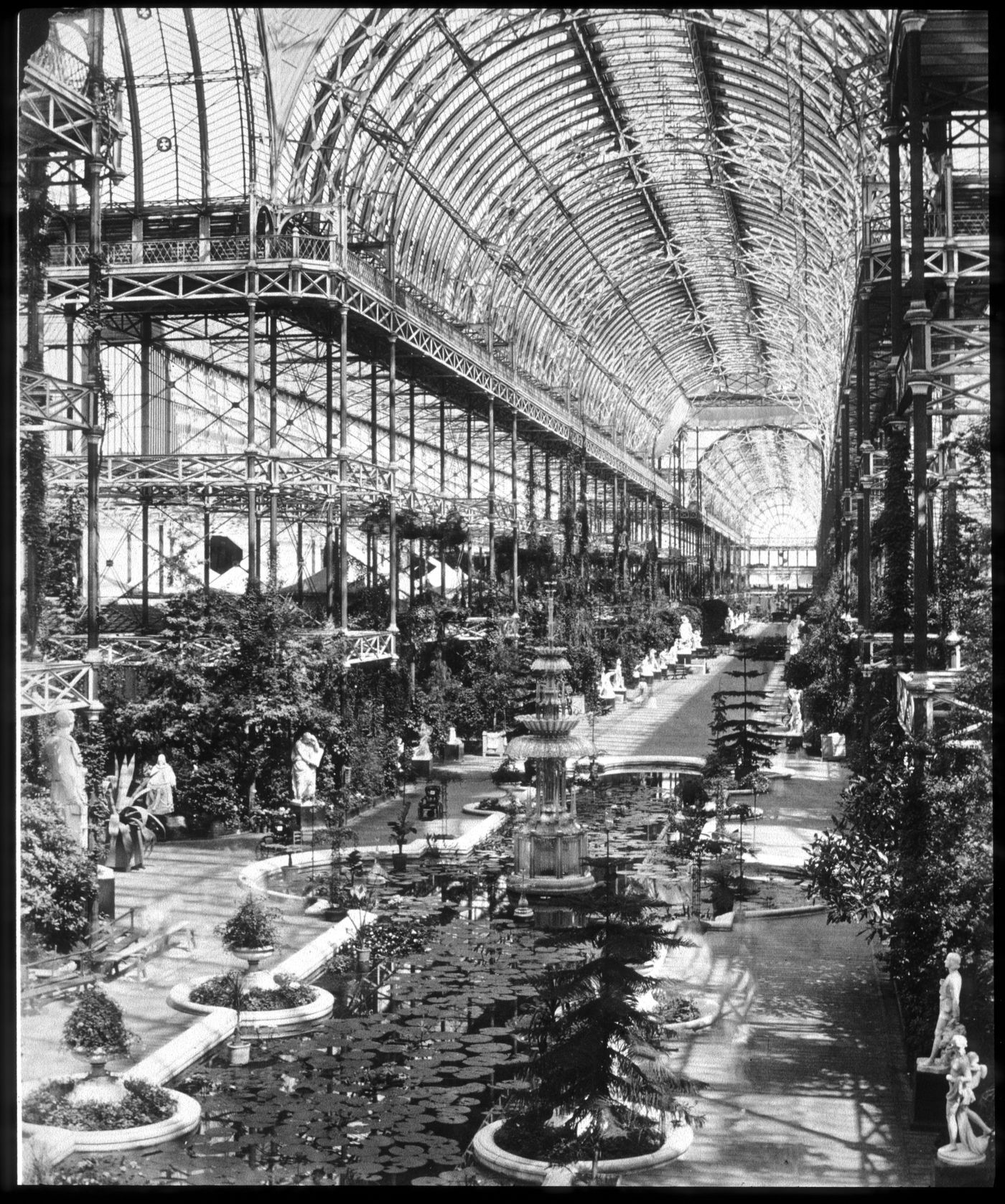 View of the nave, Crystal Palace, London, England