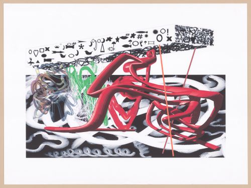 Conceptual Composition for the Ontario College of Art and Design addition (OCAD), Toronto