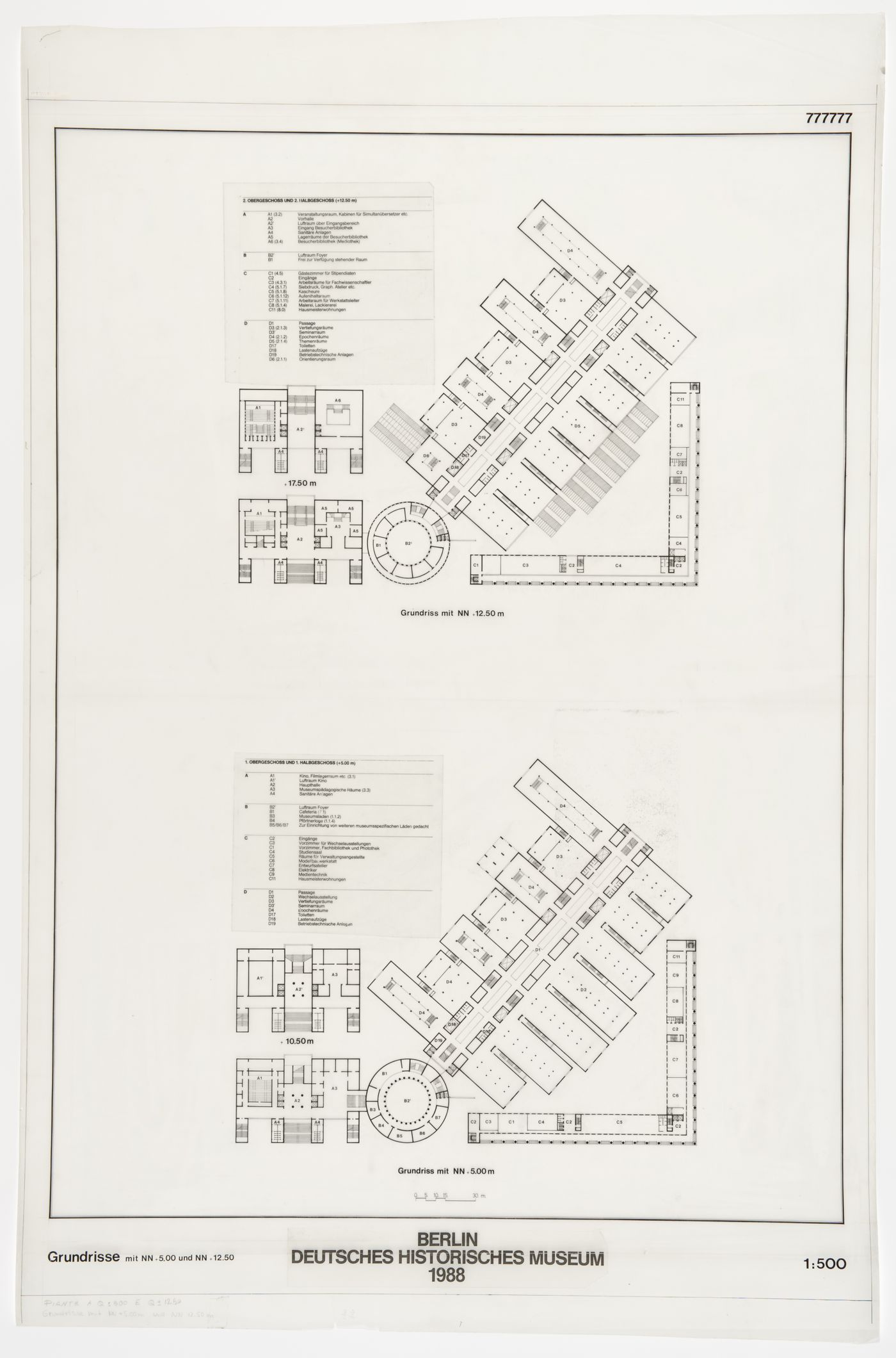 Deutsches Historisches Museum, Berlin, Germany: floor plans