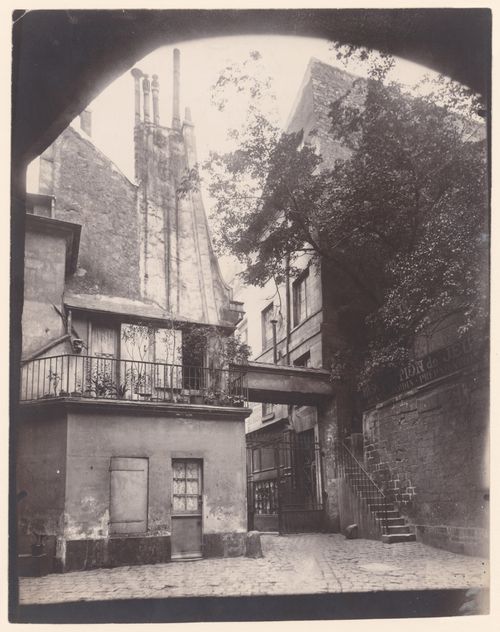 View of Cour de Rohan, Paris, France