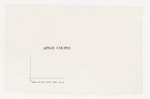 Caption for competition drawings, from the project file "Hamma Government Complex"