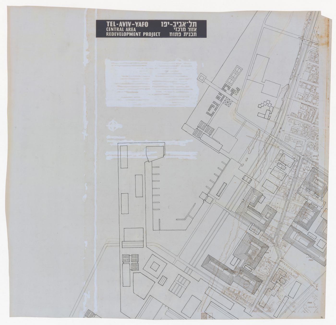 Site plan for Tel Aviv competition