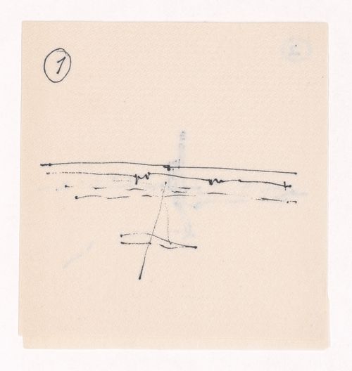 Sketch perspectives for Parque Urbano, Salemi, Italy