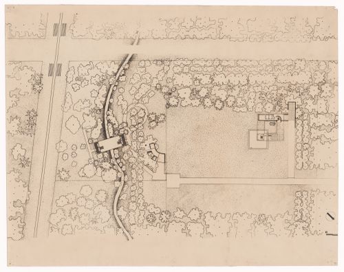 Site plan for Casa sobre el arroyo, Mar del Plata, Argentina