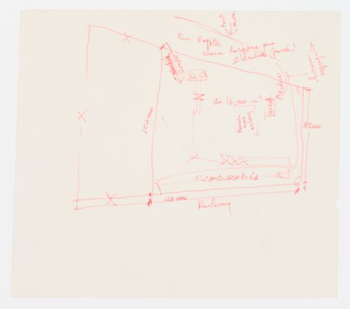 Esquisse, Maison Bernard Laurin, Saint-Benoît, Mirabel, Québec, Canada