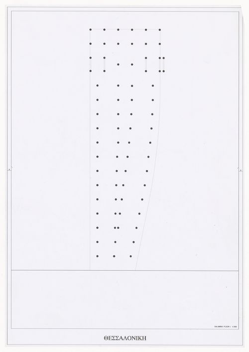 Drawing for Cais de embarque para european architects, Salonica