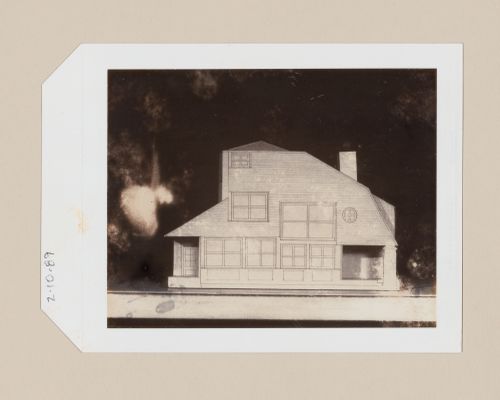 Study model for the Hanks-Paré Residence, Tuxedo Park, New York