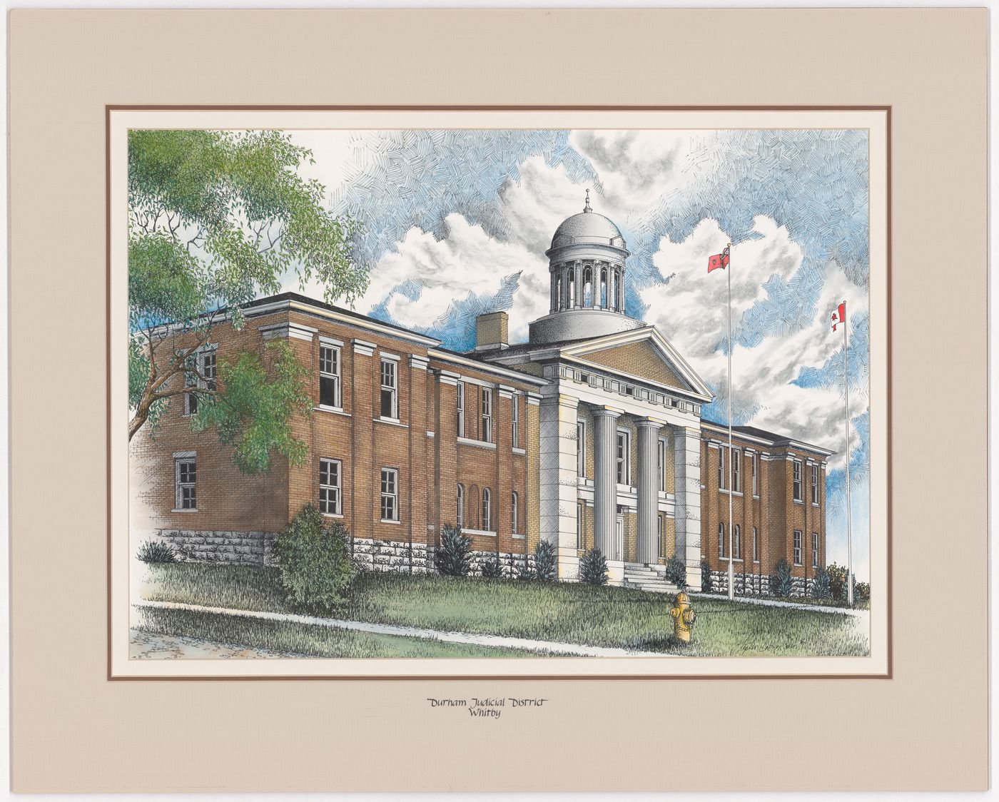 Durham Judicial District, Whitby, from Court Houses in Ontario