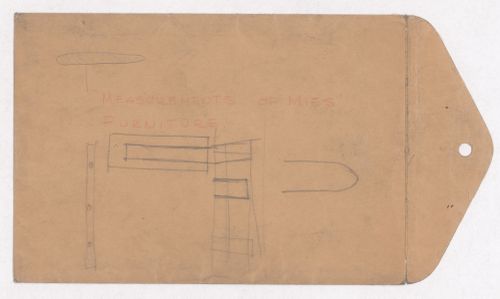 Various documents and drawings including furniture design and office renovation: File G