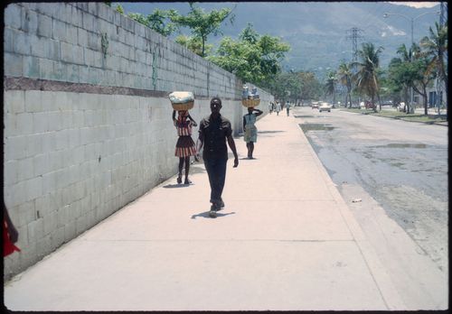 Women carrying loads, Haiti