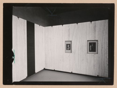 Interior view of a gallery showing paintings, Museo Correr, Venice, Italy