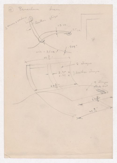 Various documents and drawings including furniture design and office renovation: File G 706