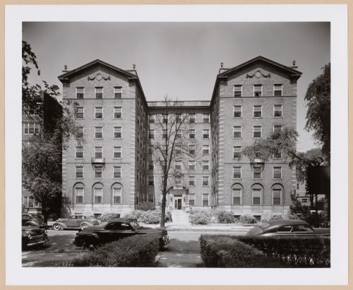 View of principal façade of the Nurses' Home, Grace Hospital, Detroit, Michigan